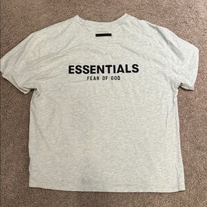 Essentials Heather Gray Short Sleeve Tee